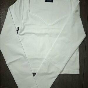 White Long Sleeve Blouse